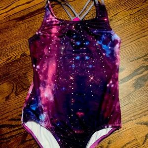 🤸‍♂️Galaxy Leotard - Girls Child L 🤸‍♂️
